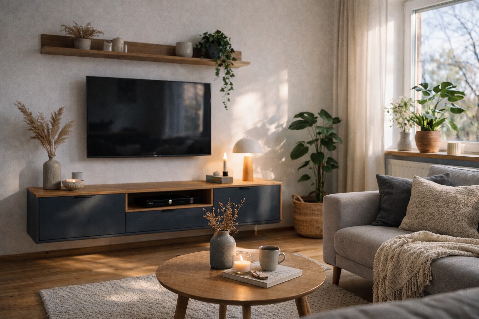 Interiér s lakovaným nábytkem